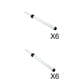 thumbnail image 1 of 12pcs Moisture Meter Water Level Indicator Water Guage for CUTICAT Indicador de nivel, 1 of 8