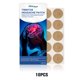 thumbnail image 5 of Guardurnaity 10 unids/caja mujeres hombres parche de oreja Natural de un solo pegatina extraíble para el dolor de cabeza parches nerviosos para masajeadores, 5 of 6