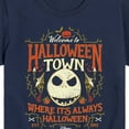thumbnail image 3 of The Nightmare Before Christmas - Halloween Town Sign - Youth Short Sleeve Graphic T-Shirt, 3 of 5