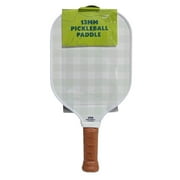Sakar Adults 13MM Pickleball Paddle Mint Gingham/Blue Stripe Double Sided