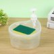 thumbnail image 4 of Dispensador automático de detergente para cocina y baño, caja de prensa con soporte de esponja, accesorios de lavado, 1 Juego, 4 of 4
