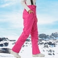 thumbnail image 6 of Ski Pants Women Thicken Windproof Waterproof Winter Snow Pants Outdoor Sports Snowboarding Warm Breathable Overalls, 6 of 21