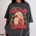 thumbnail image 2 of Comfort Colors Have A Holly Dolly Christmas Shirt, Parton Tshirt, Country Music Tee, 2 of 6
