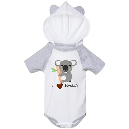 

Inktastic I heart Koalas Gift Baby Boy or Baby Girl Bodysuit
