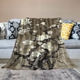 thumbnail image 2 of Chilfamy White Flowers Throw Blanket Bedding Cozy Lightweight for Couch Sofa Bed All Seasons Gift 40x50in, 2 of 6
