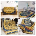 thumbnail image 2 of Zodiac Throw BlanketBoho Hippie Woven Witchy Astrology Celestial Constellation Balnket for Home Decor, Double Side Cover Chair Sofa Couch(Yellow,S 51" x 71"), 2 of 8