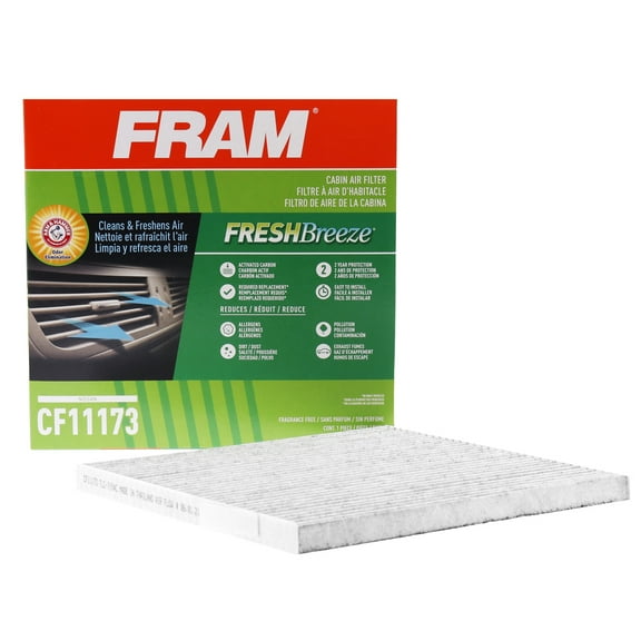 FRAM Fresh Breeze Cabin Air Filter with Arm & Hammer Baking Soda, for Select Nissan Vehicles Fits select: 2007-2012 NISSAN ALTIMA, 2009-2014 NISSAN MURANO