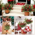 thumbnail image 6 of SeekLGT Artificial Christmas Bouquet with Red Berries - 15 Inch Winter Flowers for Indoor & Outdoor Decor, Wreath Arrangements, Garland & Table Centerpieces, 6 of 7