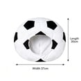thumbnail image 3 of Rvusndi Boys Girls 2026 Usa Soccer Soccer Ball 2 Piece Set 3D Football Hat Headpiece Headband and Vest Top for Party Dress Up Women Men Summer Outfits Stage Performance, 3 of 6