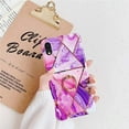 thumbnail image 2 of Compatible with iPhone XR Case,Marble Case Cute Fashion for Men Women Girls with 360 Degree Rotating Ring Kickstand Soft TPU Shockproof Cover Designed for iPhone XR 6.1" Purple, 2 of 16