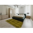 thumbnail image 4 of Ahgly Company Indoor Round Patterned Bakers Brown Area Rugs, 4' Round, 4 of 6