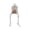 A, variant on Yujia Halloween Resin Hanging Leg Skeleton Figurine, Poseable Shelf Sitter Statue for Home Decor, Realistic Bone Ornament for Party Tabletop Display and Mantel Accents