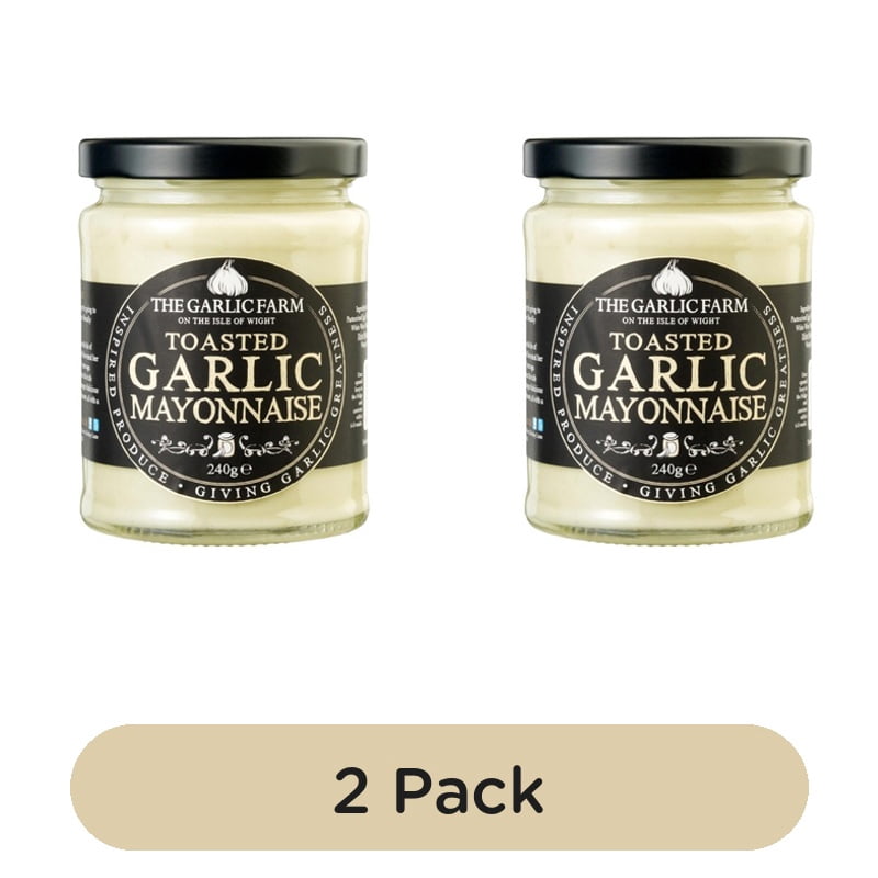 The Garlic Farm Toasted Garlic Mayonnaise 240g, British Import (Pack of 2)