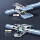 thumbnail image 3 of Hangers Clothes Hangers 5pcs Adjustable Clip Pants Hangers Black Skirt Hangers for Jeans Shorts and Suits, 3 of 5