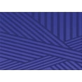 thumbnail image 1 of Ahgly Company Machine Washable Indoor Rectangle Transitional Cobalt Blue Area Rugs, 2' x 3', 1 of 7