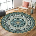 thumbnail image 5 of Tapis Rond - Lavable Antidérapant Petit Tapis de Zone Ronde Jeter Doux Canapé Tapis Rond, 5 of 5