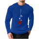 thumbnail image 3 of Ceisia Men Casual Fashion Print Round Neck Pullover Long Sleeve Sweatshirt Gift, 3 of 6