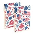 thumbnail image 6 of Artistic National Flag Spiral Journal Notebook College Ruled Notebook 8.3" x 5.7" A5 Lined Thick Paper Page, 6 of 6