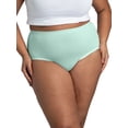 thumbnail image 2 of Fit for Me by Fruit of the Loom Women's Plus Size Breathable Micro-Mesh Brief Underwear, Multipacks, Sizes 1X-5X, 2 of 6