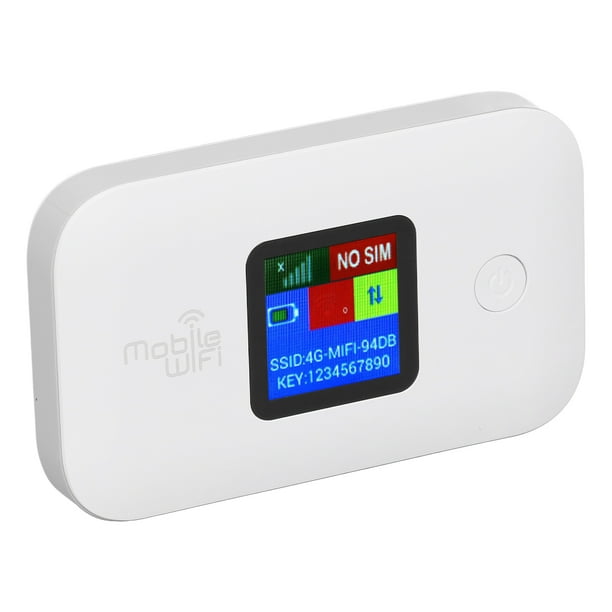 Enrutador WiFi Móvil, 300Mbps Europa Asia Versión 4G WiFi Portátil Estable 3000mAh Con Ranura Para Tarjeta SIM Para Computadora Portátil Para Teléfono