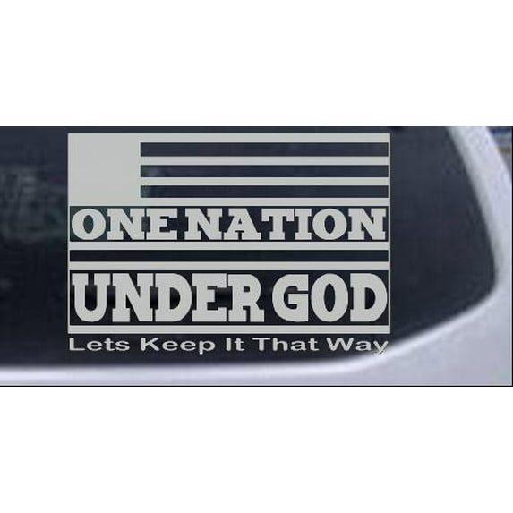 One Nation Under God Car or Truck Window Decal Sticker