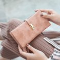 thumbnail image 2 of Cartera de mujer con hebilla larga, sencilla, de moda, de gran capacidad, cómoda, suave, para mano, 2 of 5