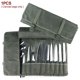 thumbnail image 3 of Bolsa enrollable portátil para cuchillos, 10 ranuras para cuchillos, herramientas de cocina, cuchillo de almacenamiento, de cubiertos para, 3 of 8