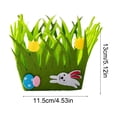 thumbnail image 2 of Tyidzon Easter Basket Felt Storage Baskets Fabric Storage Chick & Bunny Cube Organizer Egg Fruit Candy Basket for Easter Party Decorations, 2 of 6