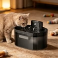 thumbnail image 1 of Infrared Sensor Pet Water Dispenser with Rechargeable Battery, Automatic Flow, Quiet Operation, Multi-Layer Filtration for Cats and Small Dogs, 1 of 6