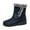 Blue, variant on Xmyrz Waterproof Snow Boots For Men Comfy Zipper Round Toe Abrasion Resistant Relaxation Wide Calf Boots Winter Boots Womens Shoes