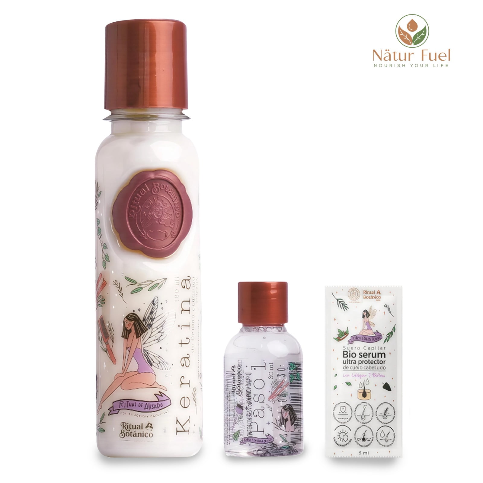 Ritual Botanico Keratina Organica 250 ml – 12 Natural Oils & Amino Acids for Smooth, Shiny and Nourished Hair