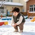 thumbnail image 3 of Faraee Baby Boys Girls Fleece Vest Zip Up Cute Bear Jackets 3 6 12 18 24 Months Fuzzy Fall Winter Warm Clothes Newborn Outwear for 2T 3T 4T Toddler Infant,Green, 3 of 9