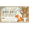 thumbnail image 6 of Diaper Raffle Tickets - Woodland Babes - Set of 50 Double-Sided Raffle Cards - Blank Baby Shower Stationery - Fun and Colorful Baby Shower Supplies for Under $15!, 6 of 6