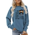 thumbnail image 2 of LIJCC Women'S Long Sleeve Letter Print Top Funny Shirts Vintage Halloween Graphic Tees for Women Novelty Gifts for Friends Best Friend Tshirts Fall Top, 2 of 5