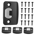 thumbnail image 4 of Raindrops 4pcs Latch Plate Stainless Steel Door Strike Plate Cover for Prevent Unauthorized Access, 4 of 8