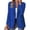 Blue, variant on Womens office Attire Autumn And Winter Long Sleeved Button Solid Color Cardigan Small Suit Jacket Church Outfits for Women Business Outfits for Women (Beige,XXL)