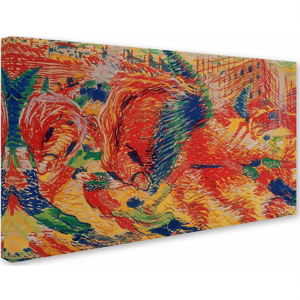 Trademark Fine Art "The City Rises, 1911" Canvas Art by Umberto Boccioni