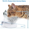 thumbnail image 2 of Comedero doble para mascotas con soporte elevado para gatos y perros pequeños., 2 of 5
