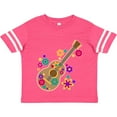 thumbnail image 3 of Inktastic Acoustic Guitar with Colorful Flowers Boys or Girls Toddler T-Shirt, 3 of 5