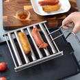 thumbnail image 4 of Petit Support à Hot-Dog en Acier Inoxydable Type B Rouleau à Saucisses Outil Extérieur, 4 of 7