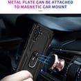 thumbnail image 4 of Designed for Samsung Galaxy A26 5G Case, Military Grade Protective Phone Case Cover with Enhanced Metal Ring Kickstand [Support Magnet Car Mount] Compatible with Samsung Galaxy A26 5G, Black, 4 of 7