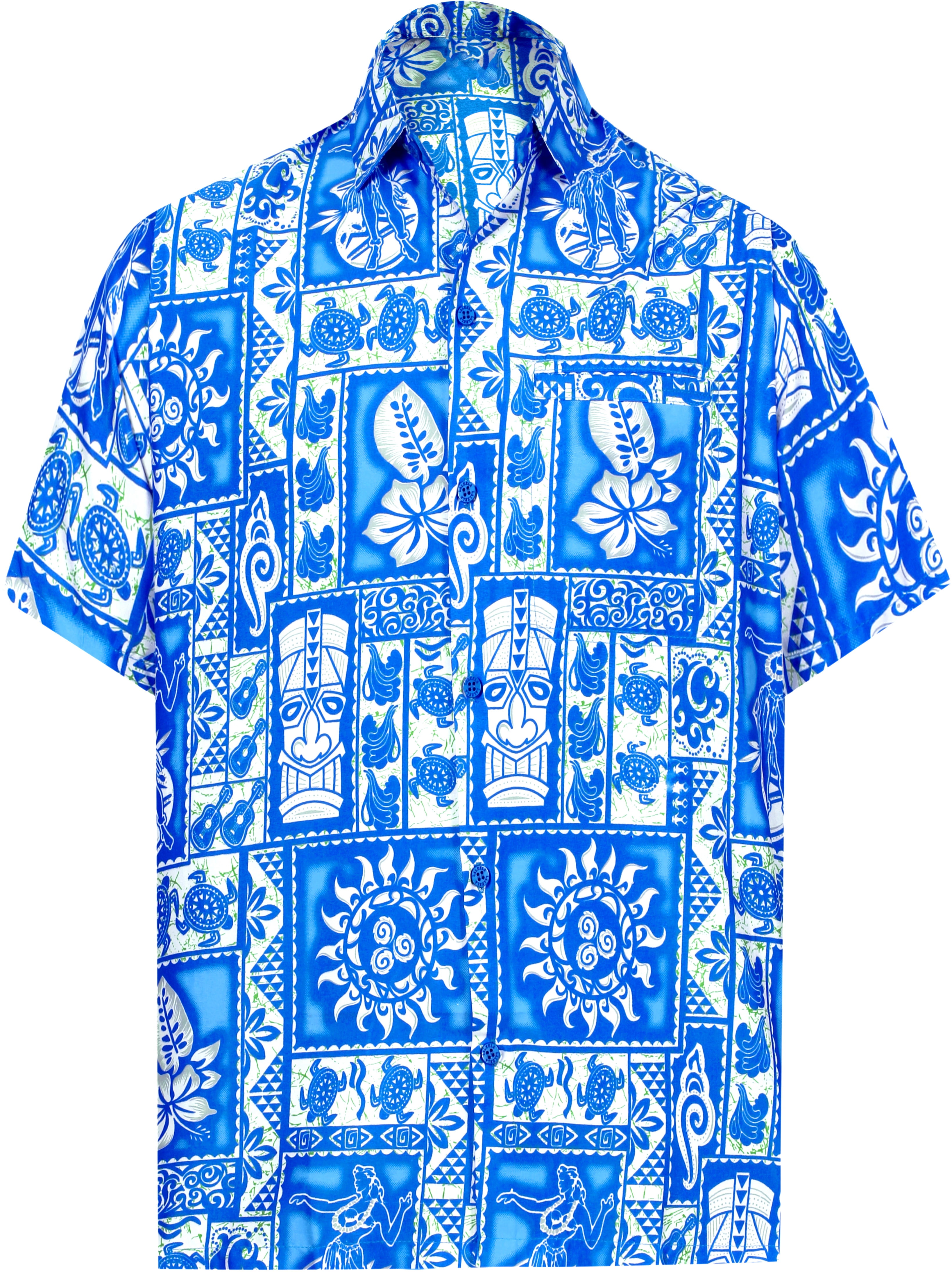 Hawaiian Shirt Mens Beach Aloha Camp 