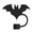 Black, variant on Halloween Bat Silicone Straw Toppers Cute 3D Cup Cover Accessories Reusable Funny Party Drink Decorations