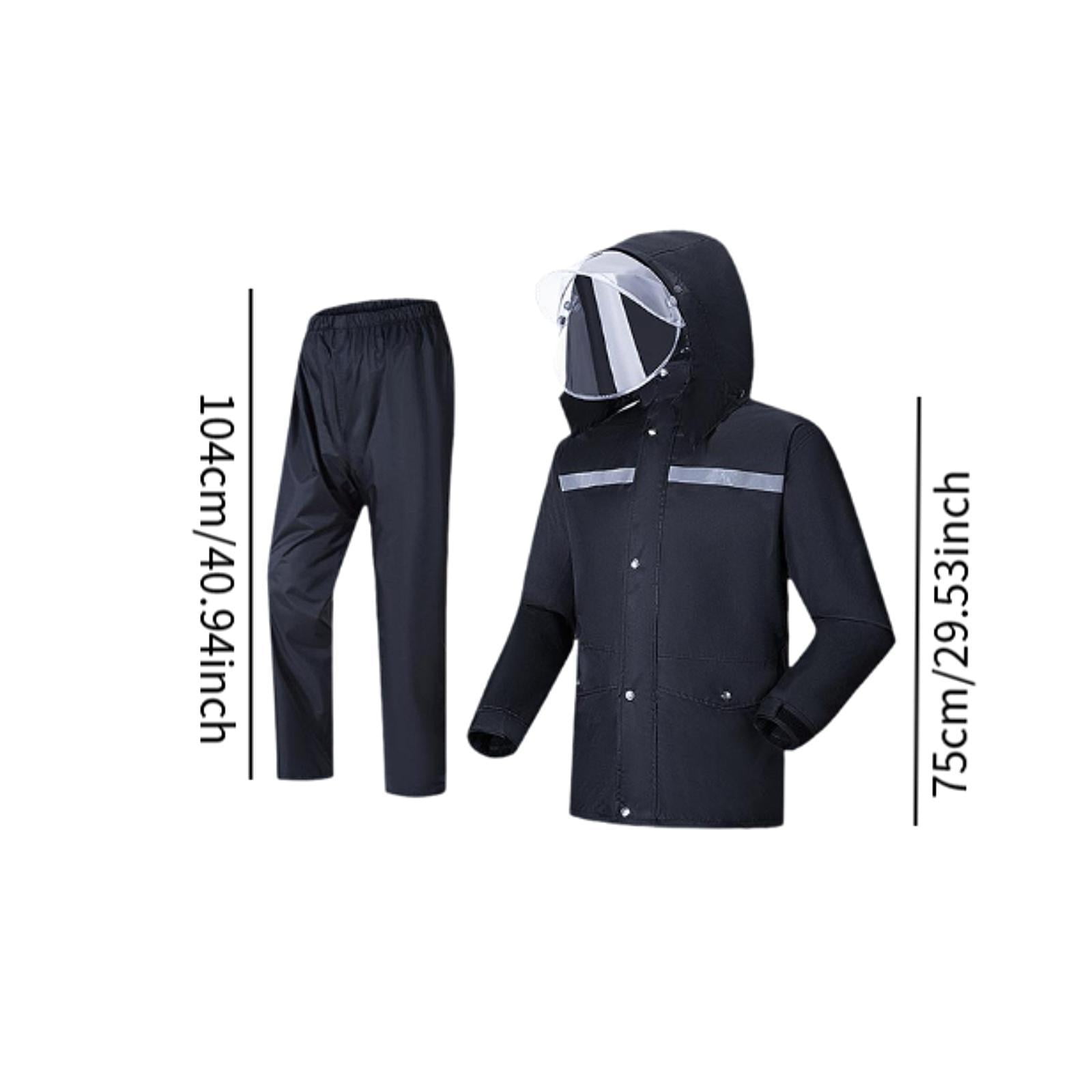 Menolana Rain Suit with Face Cover Rainproof Full Body