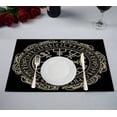 thumbnail image 1 of EREHome Magical runic compass Vegvisir Placemat Table Mat Cup Mat 12x18 inch,Set of 2, 1 of 2