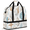 Multicolour 1, variant on Herdesigns Nautical Coastal Foldable Travel Duffel Bag for Women Men, Gym Tote Bags with Shoe Compartment, Starfish Seashell Coral Waterproof Carry On Weekend Overnight Bag