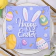 thumbnail image 2 of B Animals Easter Bunny Printed Paper Napkins Disposable Thick Paper Party Decor 20 Count Style B, 2 of 7
