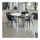 thumbnail image 5 of Comedor 4 Silla Velvet Mesa Cristal Minimal Estructura Acero gris, 5 of 8