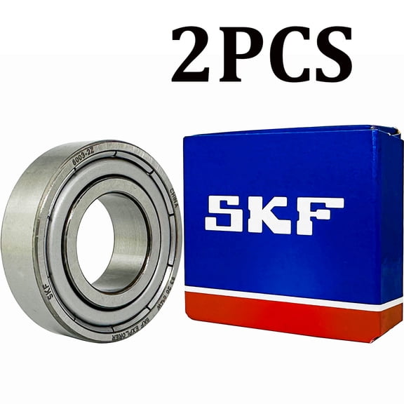 SKF 6003-ZZ Shielded Ball Bearings 17x35x10mm 2 Pack