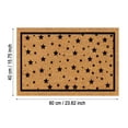 thumbnail image 3 of piaybook Indoor and Outdoor Doormat Star prInted brown floor mat Non Slip Low-Profile Entrance Rug for Bathroom Kitchen Indoor and Outdoor, 3 of 5